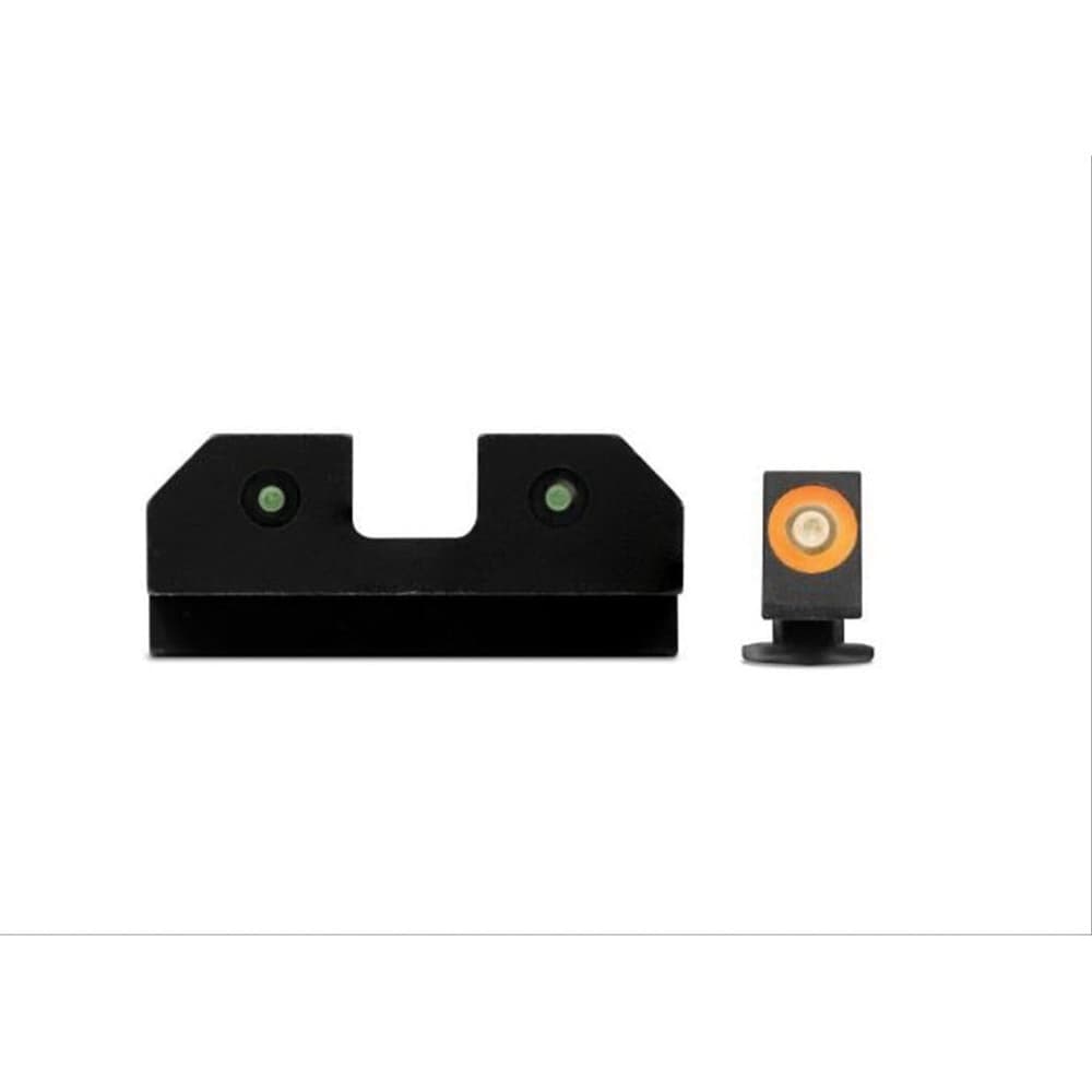 XS Sights RAM Night Sight for Glock 17 and 19 Pistols, Orange Front/Black Rear - GL-R012P-6N