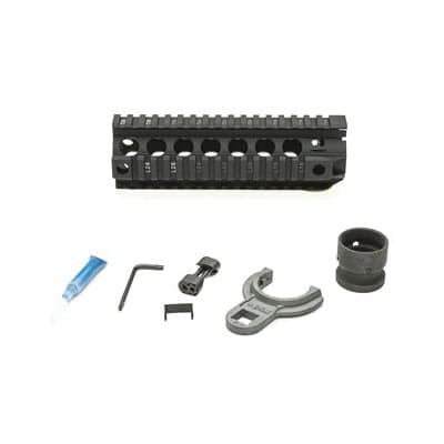 Bravo Company BCMGUNFIGHTER Picatinny 7" Quad Rail For AR Rifles, Black - BCM-QRF-7-556-BLK