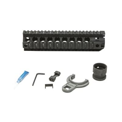 Bravo Company BCMGUNFIGHTER Picatinny 9" Quad Rail For AR Rifles, Black - BCM-QRF-9-556-BLK