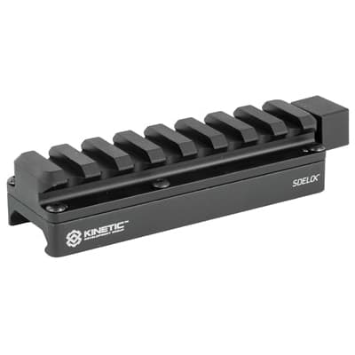 Kinetic Development Group SIDELOK Universal Scope Riser Fits Picatinny, Black - SID5-100
