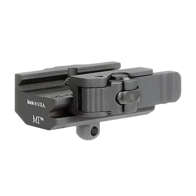 Midwest Industries QD Mount Fits Harris Bi-Pod, Black - MI-QDBP