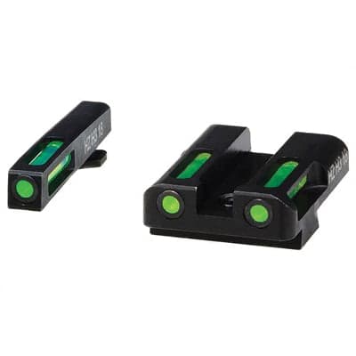 Hi-Viz LiteWave H3 Glock 20/21 Tritium Litepipe Night Sight Set, Green - GLN329