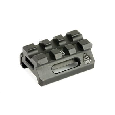 Leapers UTG Super Slim Picatinny Riser Mount 12" Height 3 Slots., Black - MT-RSX5S