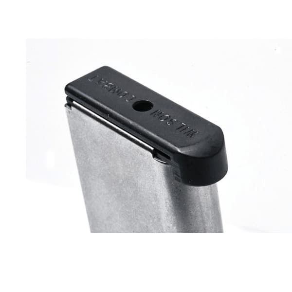 Wilson Combat Low-Profile Base Pad for 47 Series .45 ACP Magazines in 1911 Pistols, Black Manganese - 47BLP