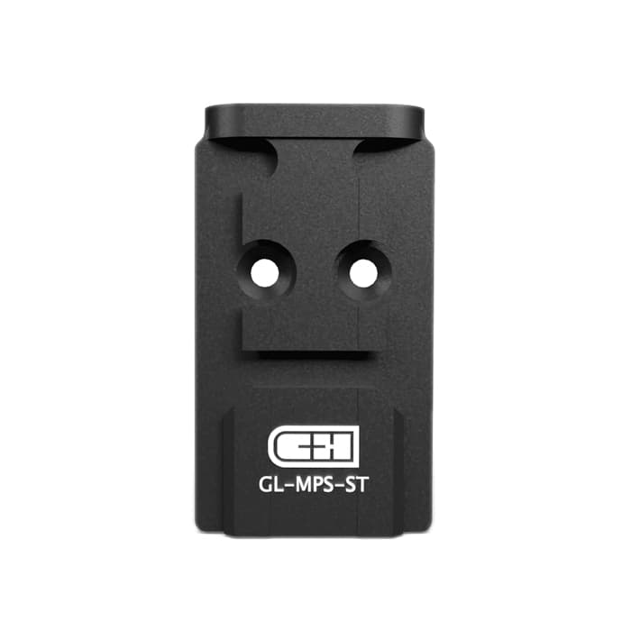 C&H Precision Optic Plate - Glock MOS V4 TO MPS STL- GL-MPS-ST