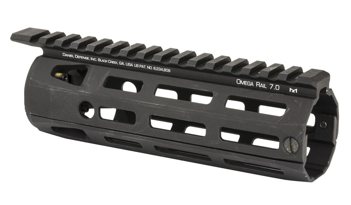 Daniel Defense Omega 7" M-LOK 2 Piece AR-15 Rail, Black - 01-005-10696