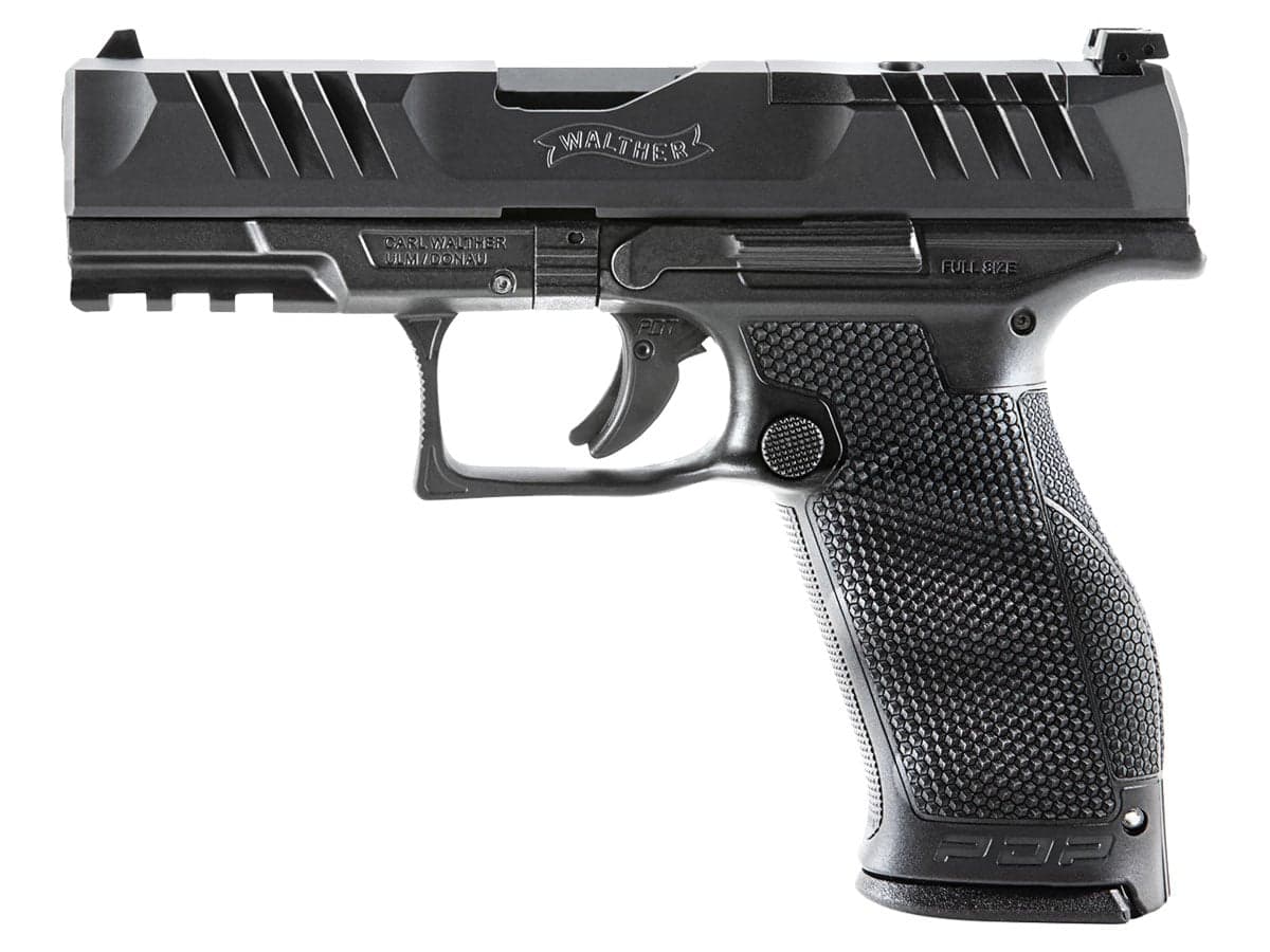 Walther PDP 4" Full Size Optic Ready 9mm Pistol, Black - 2851237