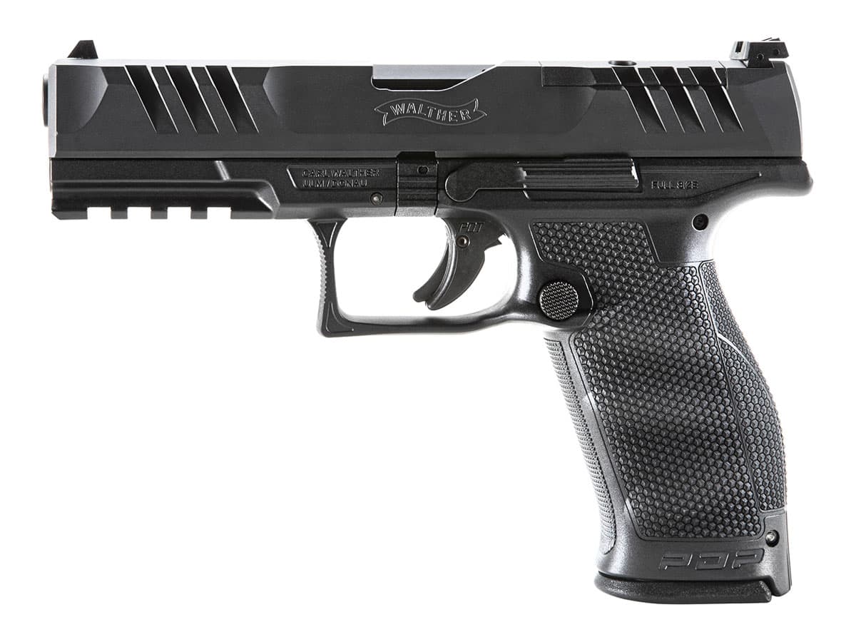 Walther PDP 4.5" Full Size Optic Ready 9mm Pistol, Black - 2842475