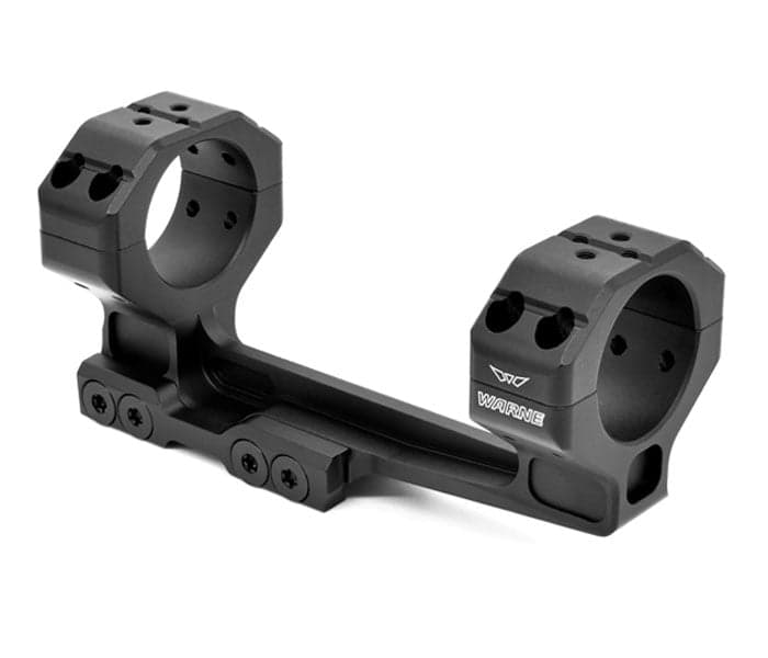 Warne MSR 1 Piece Cantilever 20 MOA 30mm Scope Mount, Black - 7818-20MOA